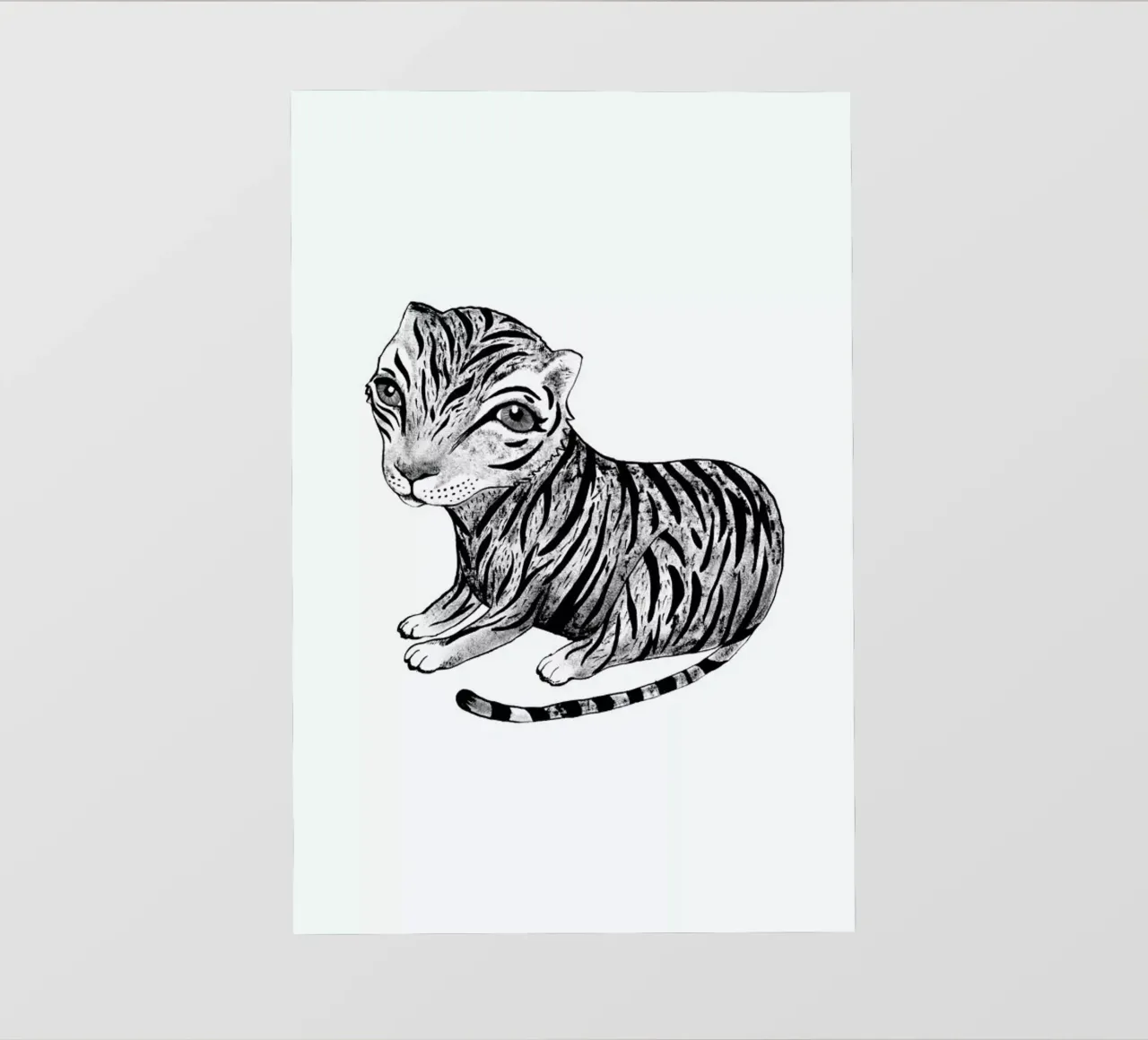 Tiger pellicola backlit da Tvinkla