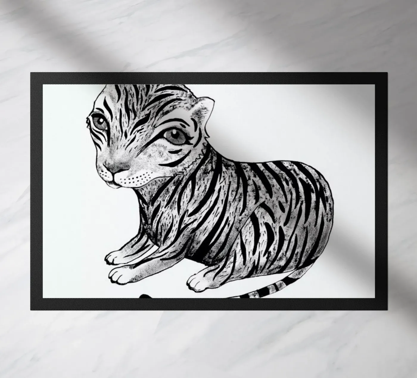Tiger Fußmatte von Tvinkla