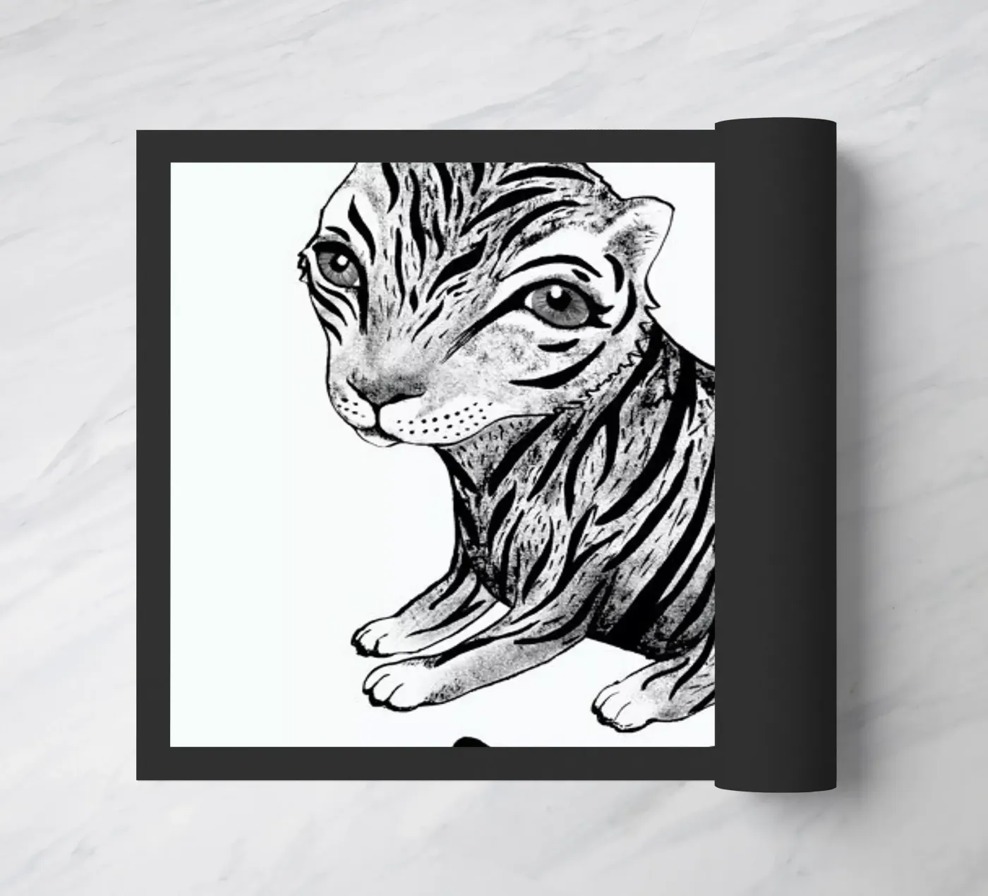 Tiger Fußmatte von Tvinkla