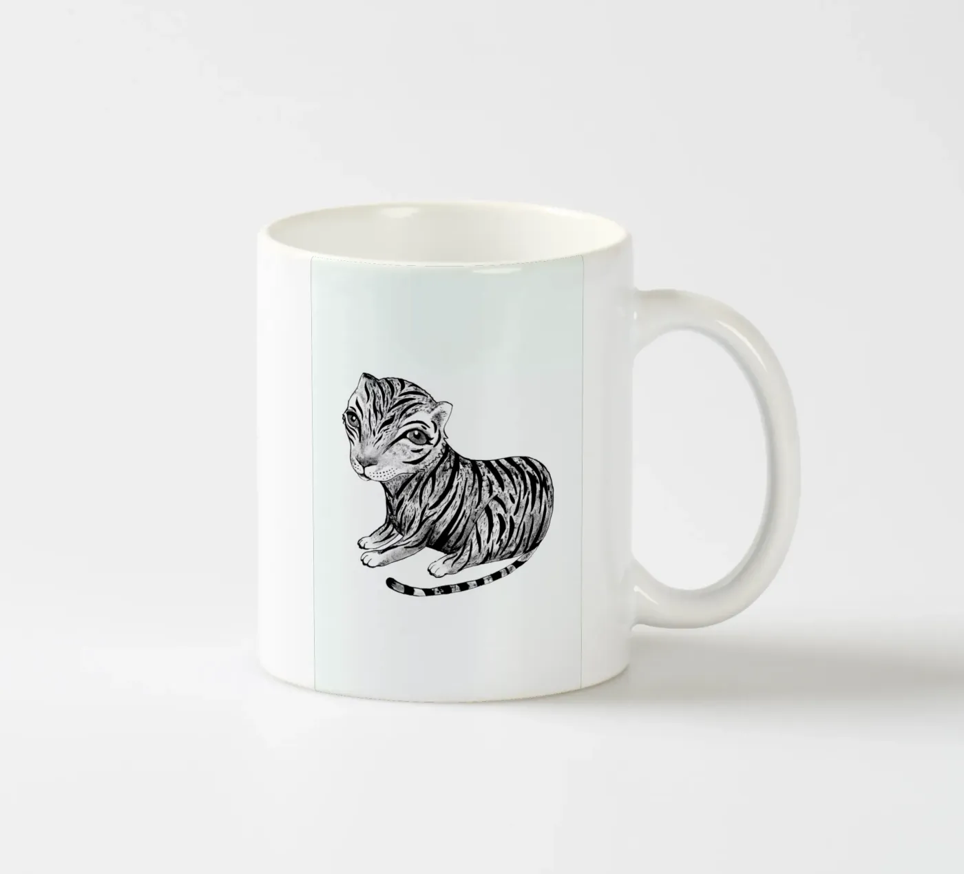 Tiger Keramik Tasse von Tvinkla