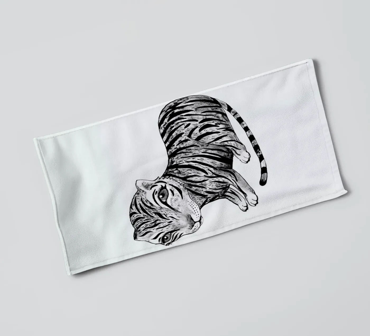 Tiger badhanddoek van Tvinkla