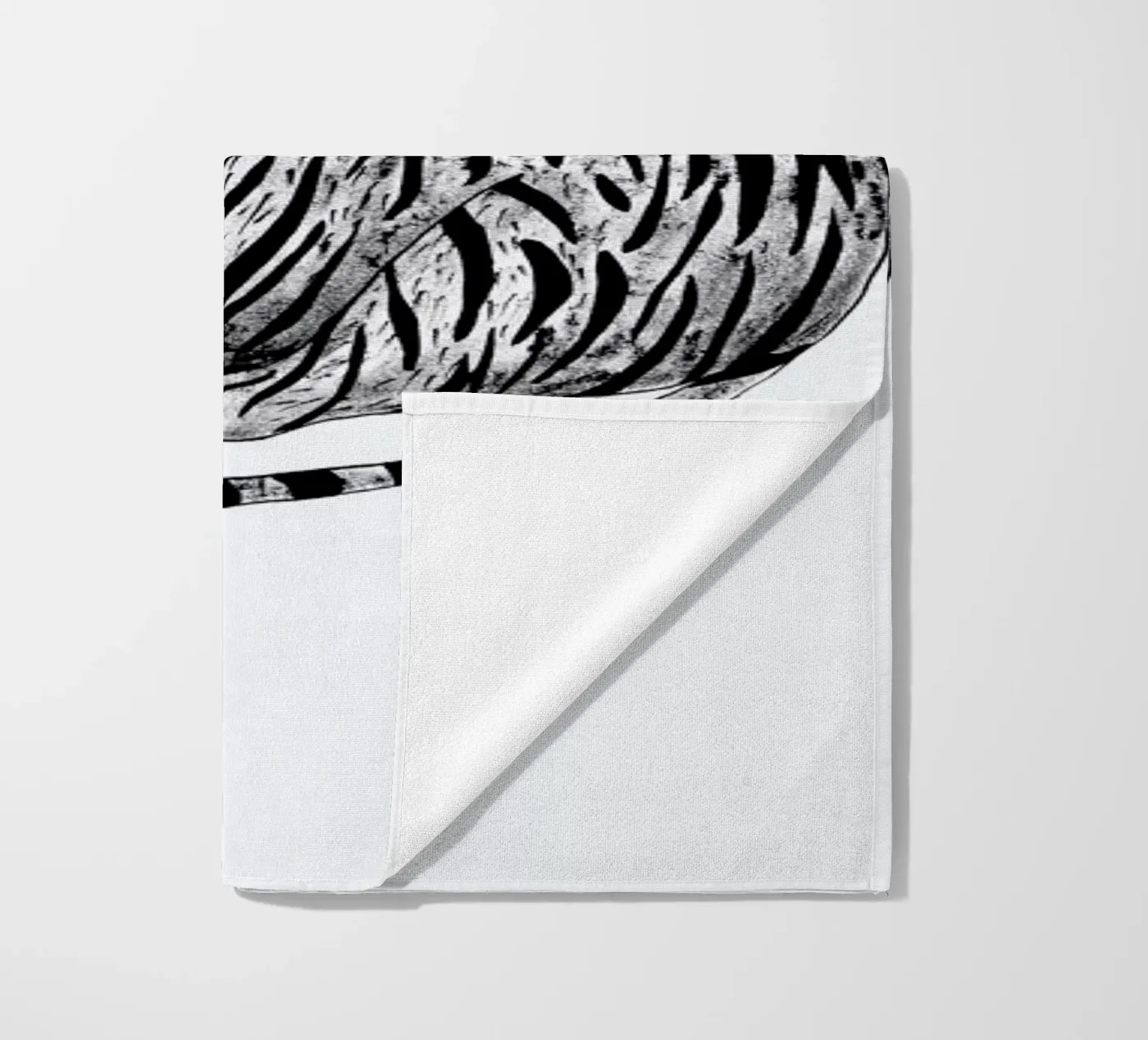 Tiger beach towel by Tvinkla