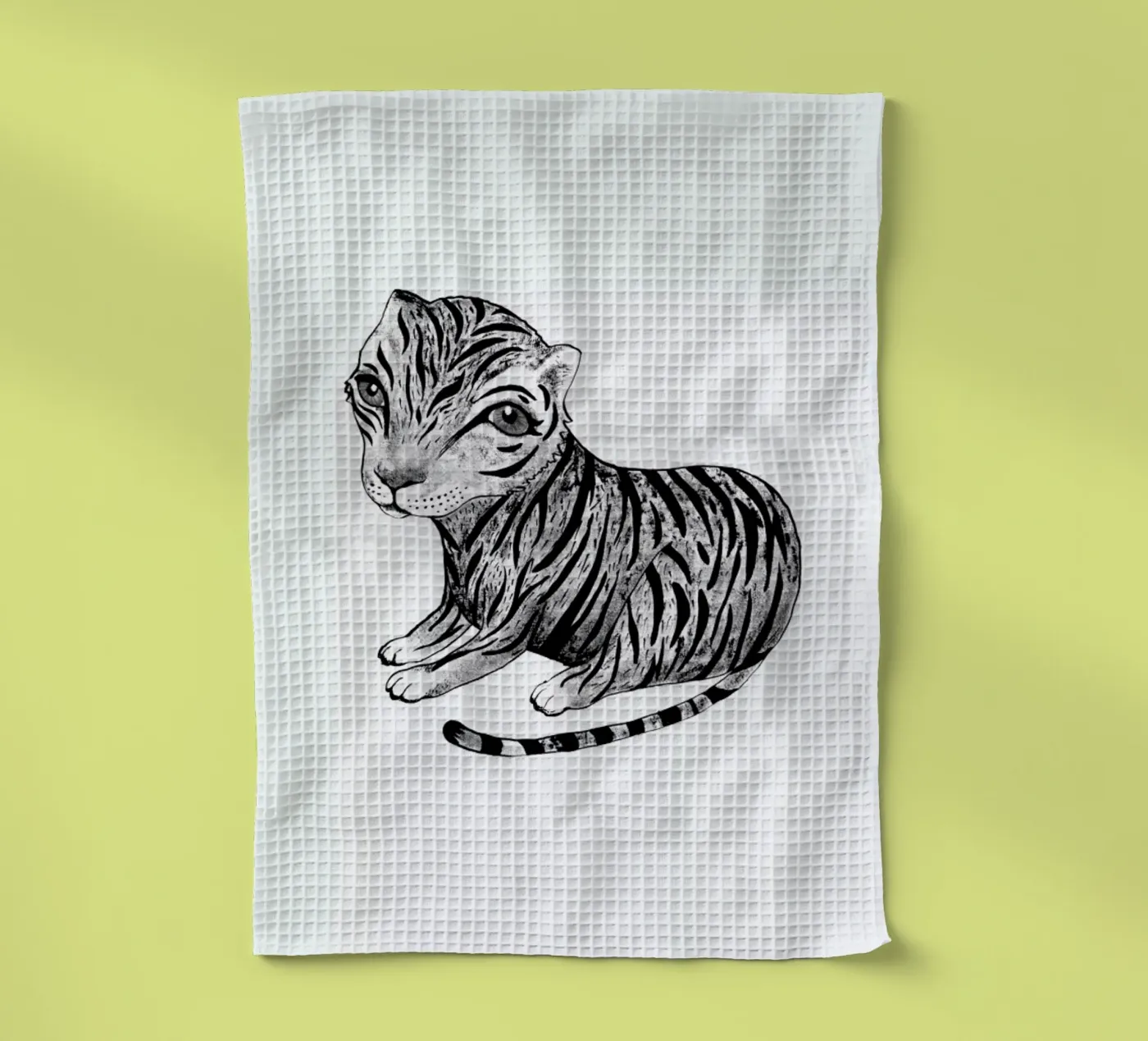 Tiger Geschirrtuch von Tvinkla