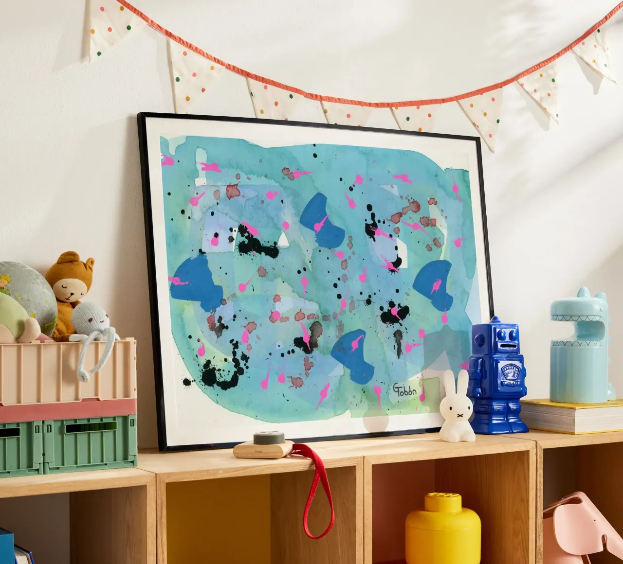 The beginning and the end poster con telaio in plastica da gtobonart