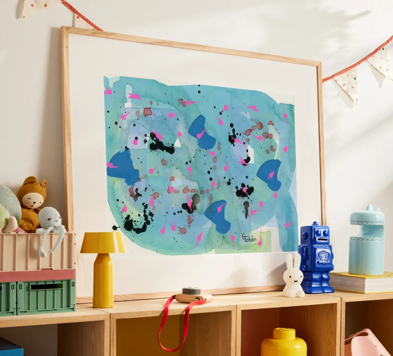 The beginning and the end poster con telaio in plastica da gtobonart