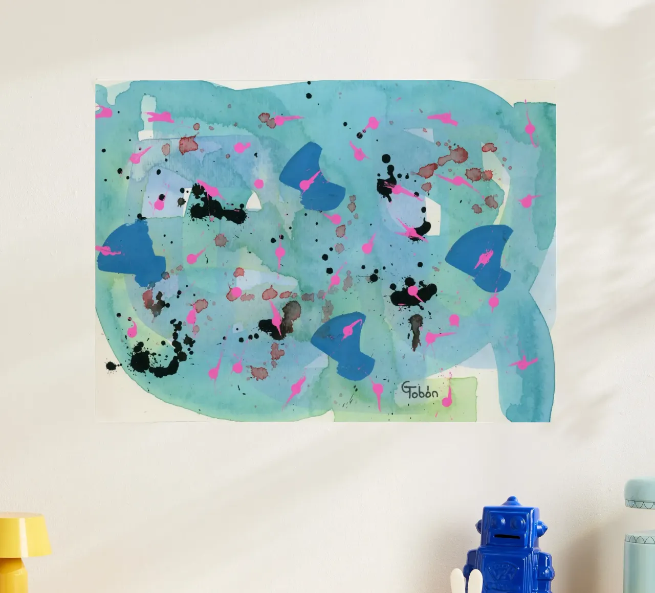 The beginning and the end poster con telaio in plastica da gtobonart