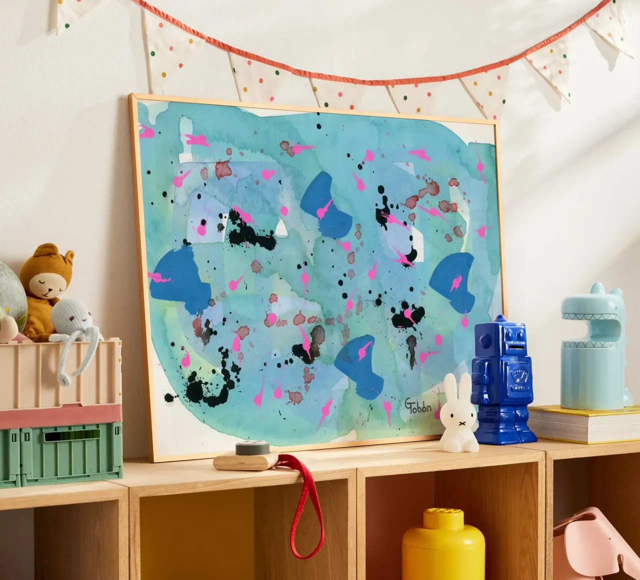 The beginning and the end poster con telaio in plastica da gtobonart