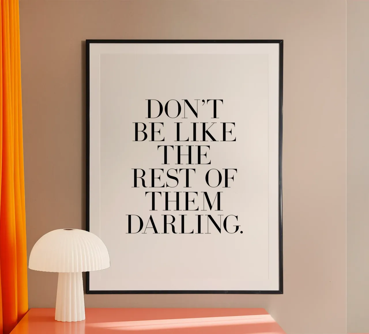 Darling quote carta hahnemühle da Paigaam Studio