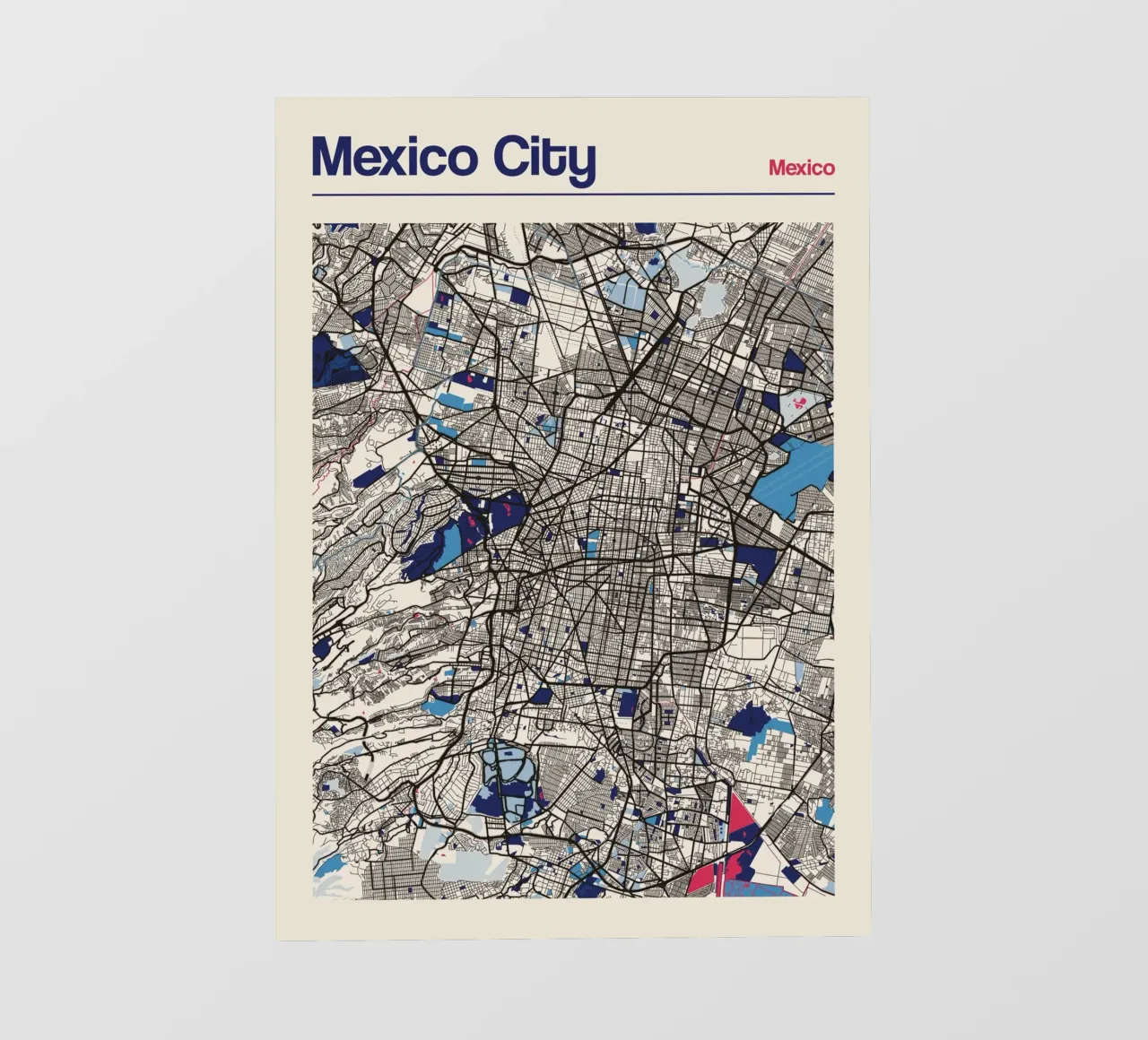 Città del Messico dinamica telo in pvc da MOOODZART