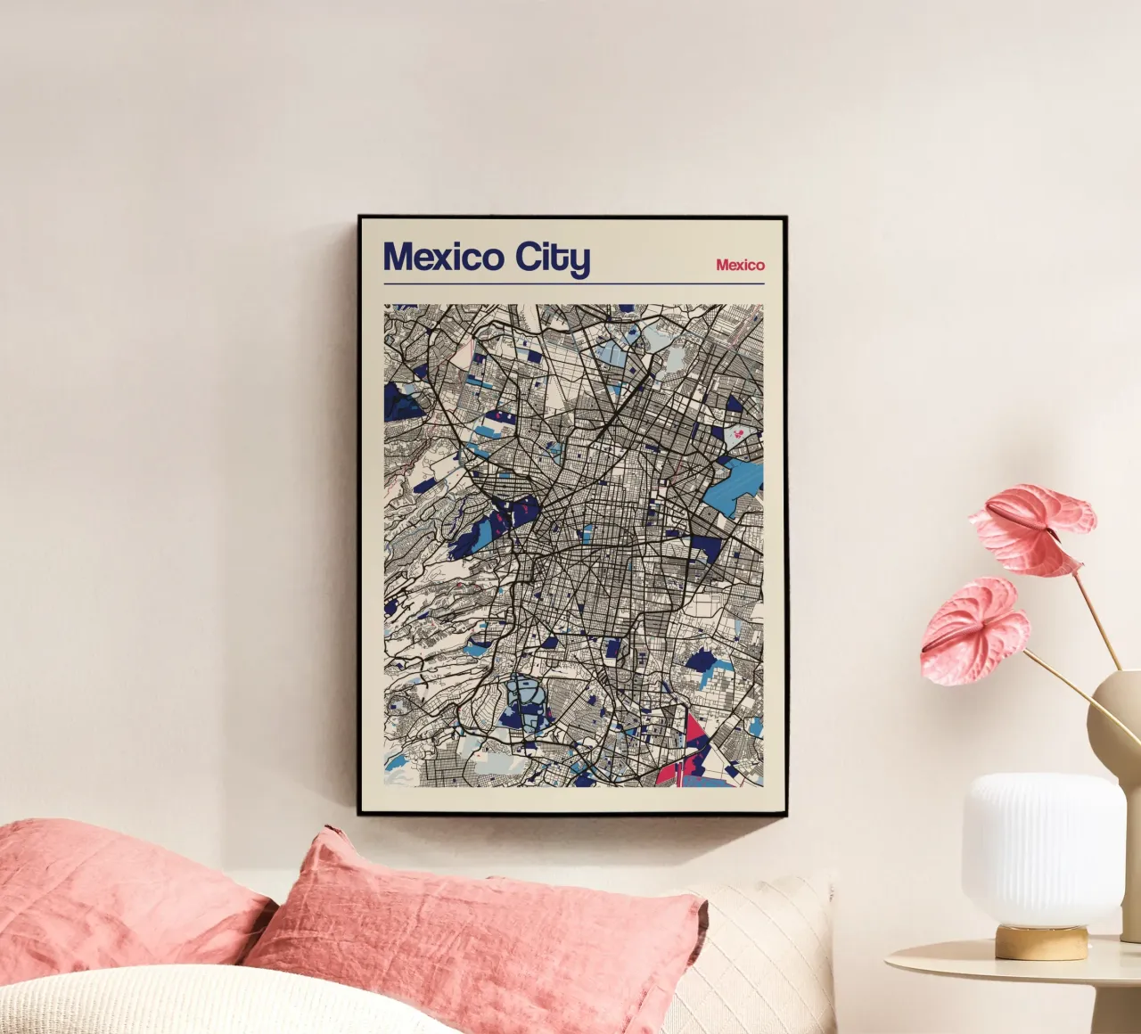 Città del Messico dinamica plexiglass da MOOODZART
