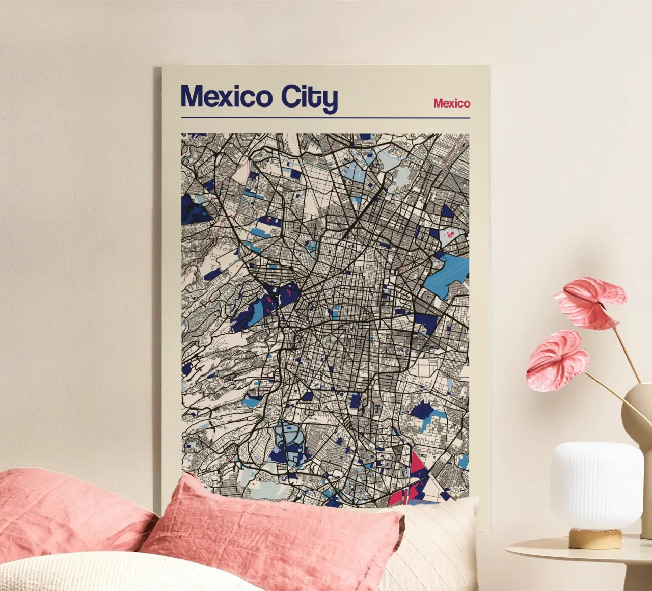 Città del Messico dinamica plexiglass da MOOODZART