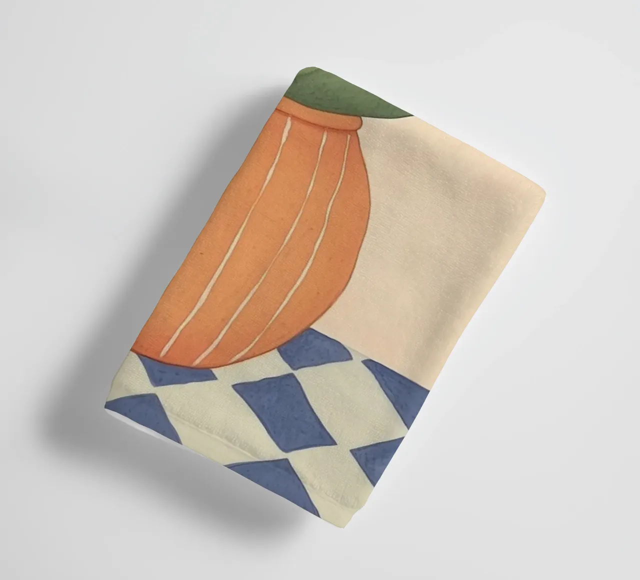 Tulipani gialli in vaso asciugamano da bagno da Melloi Art Print