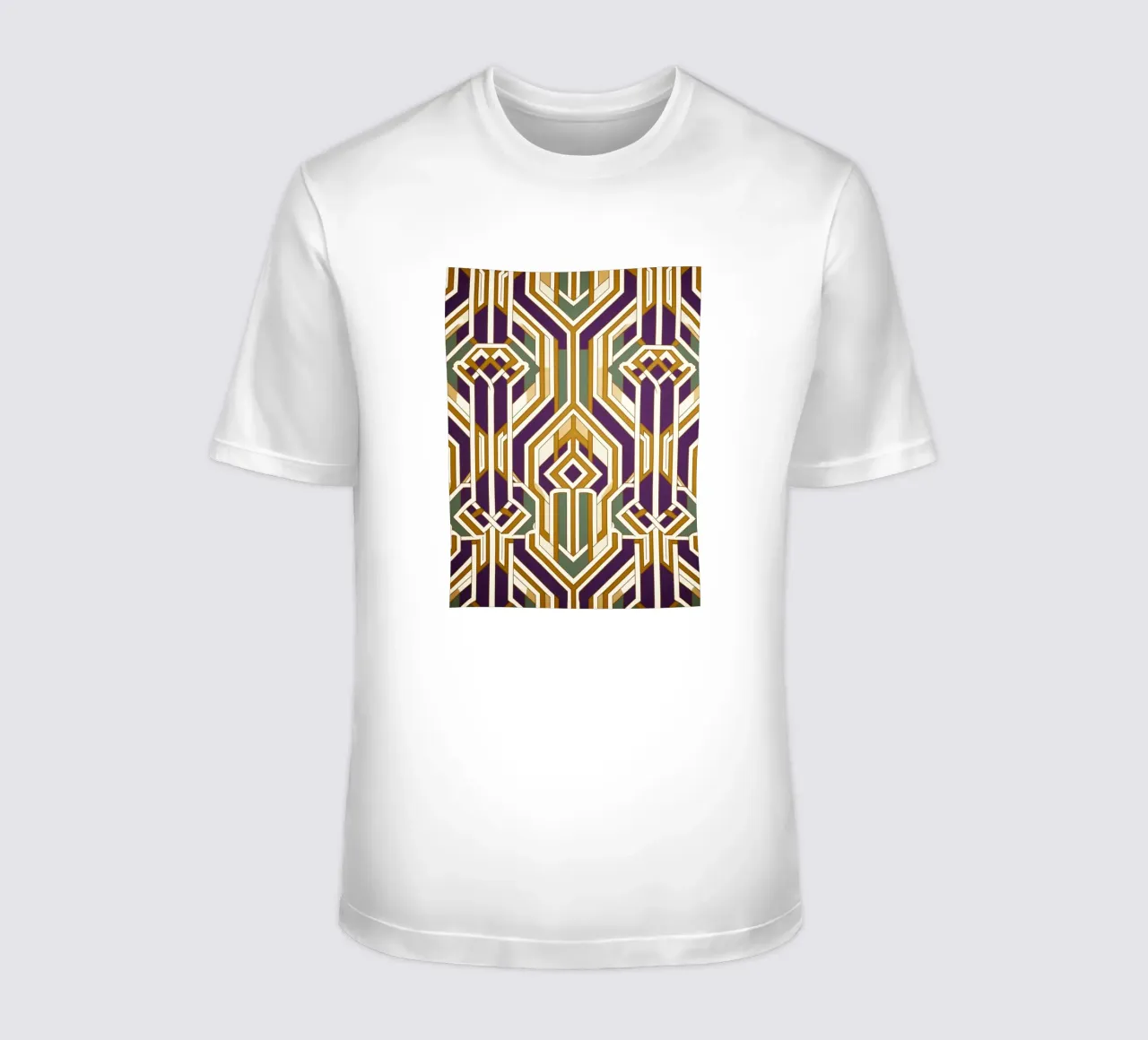 Modello a linee vintage t-shirt da Carinaprint