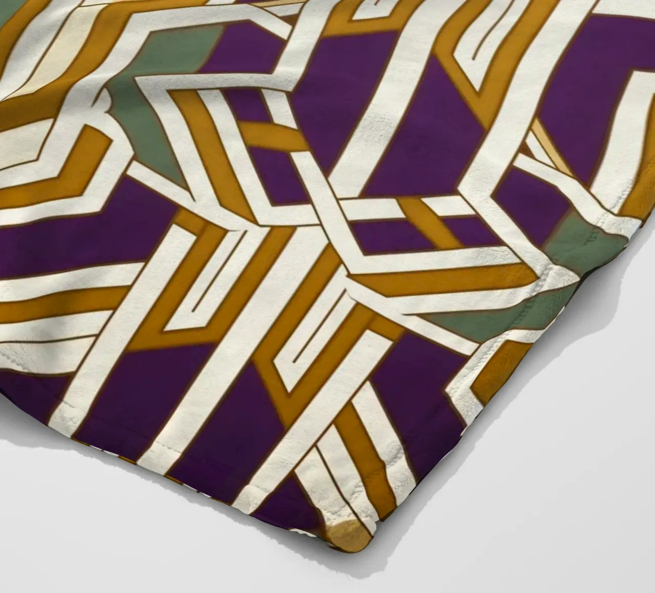 Modello a linee vintage coperta in pile da Carinaprint