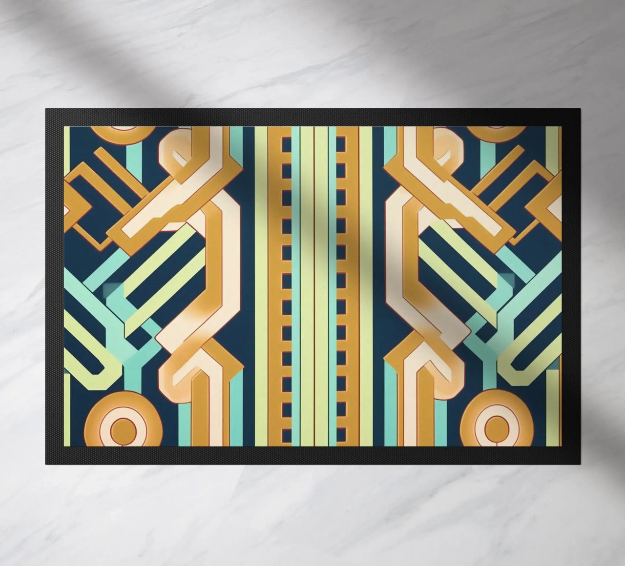 Midcentury Muster Chic paillasson de Carinaprint