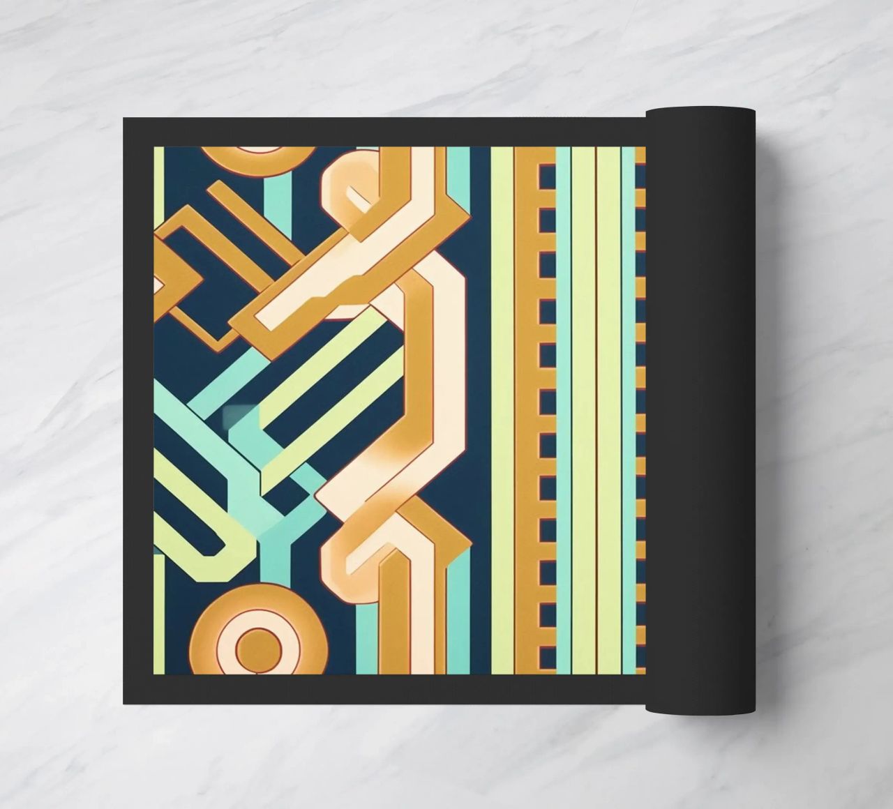 Midcentury Muster Chic paillasson de Carinaprint