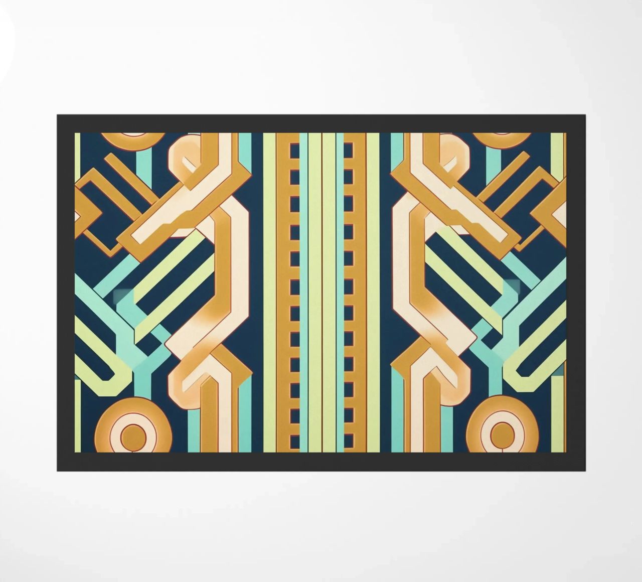 Midcentury Muster Chic paillasson de Carinaprint