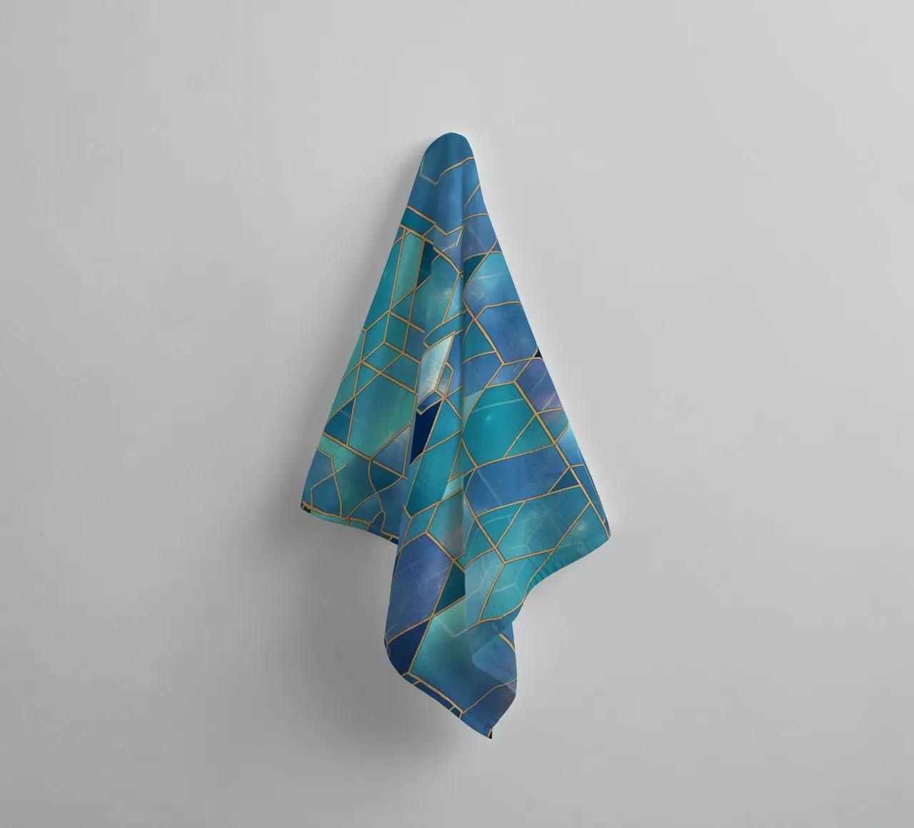 Elegant symmetry pattern towel by Carinaprint
