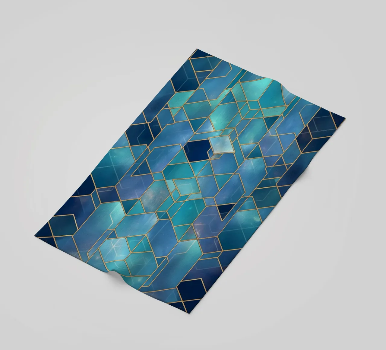 Elegant symmetry pattern beach towel by Carinaprint