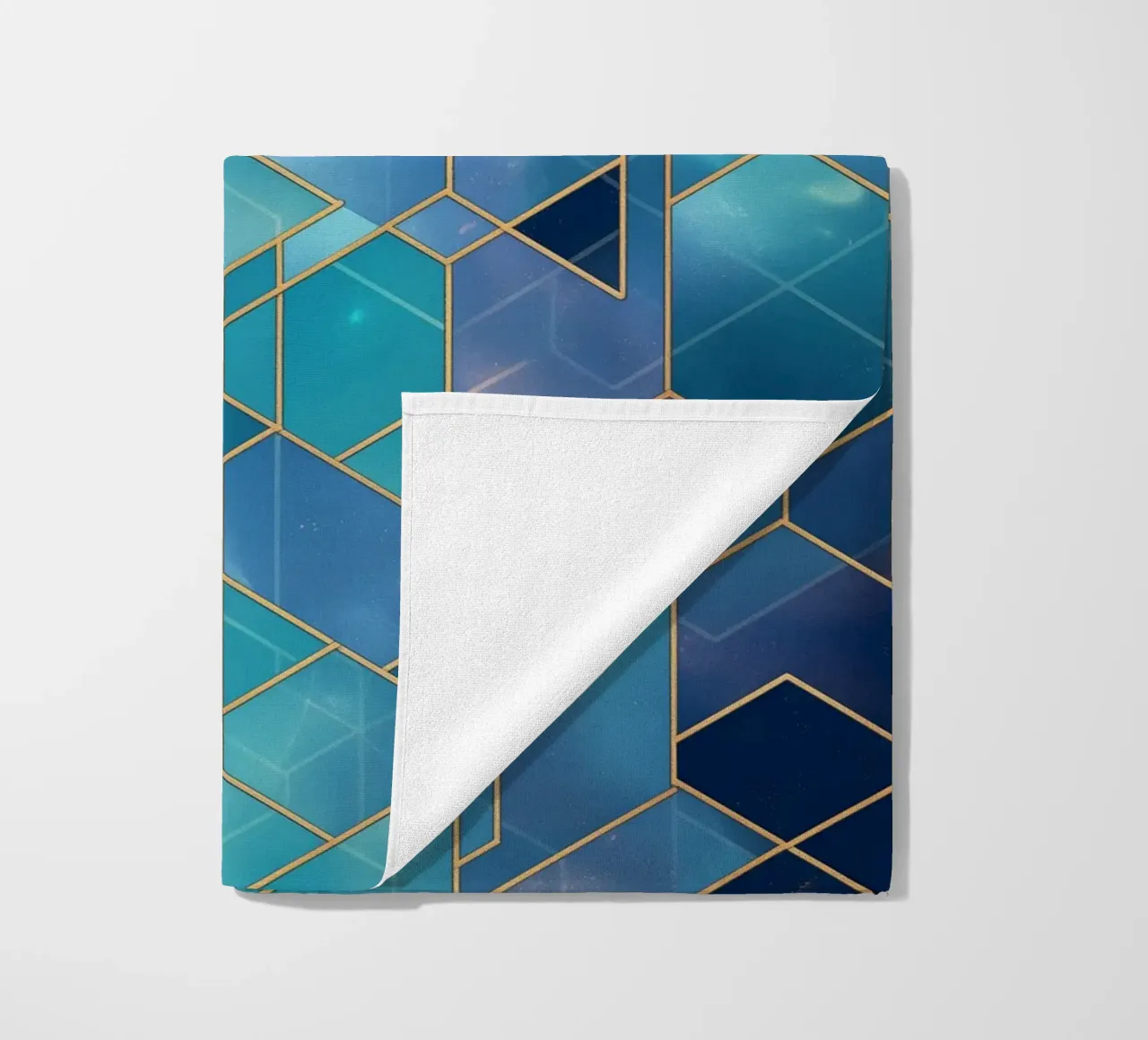 Elegant symmetry pattern beach towel by Carinaprint