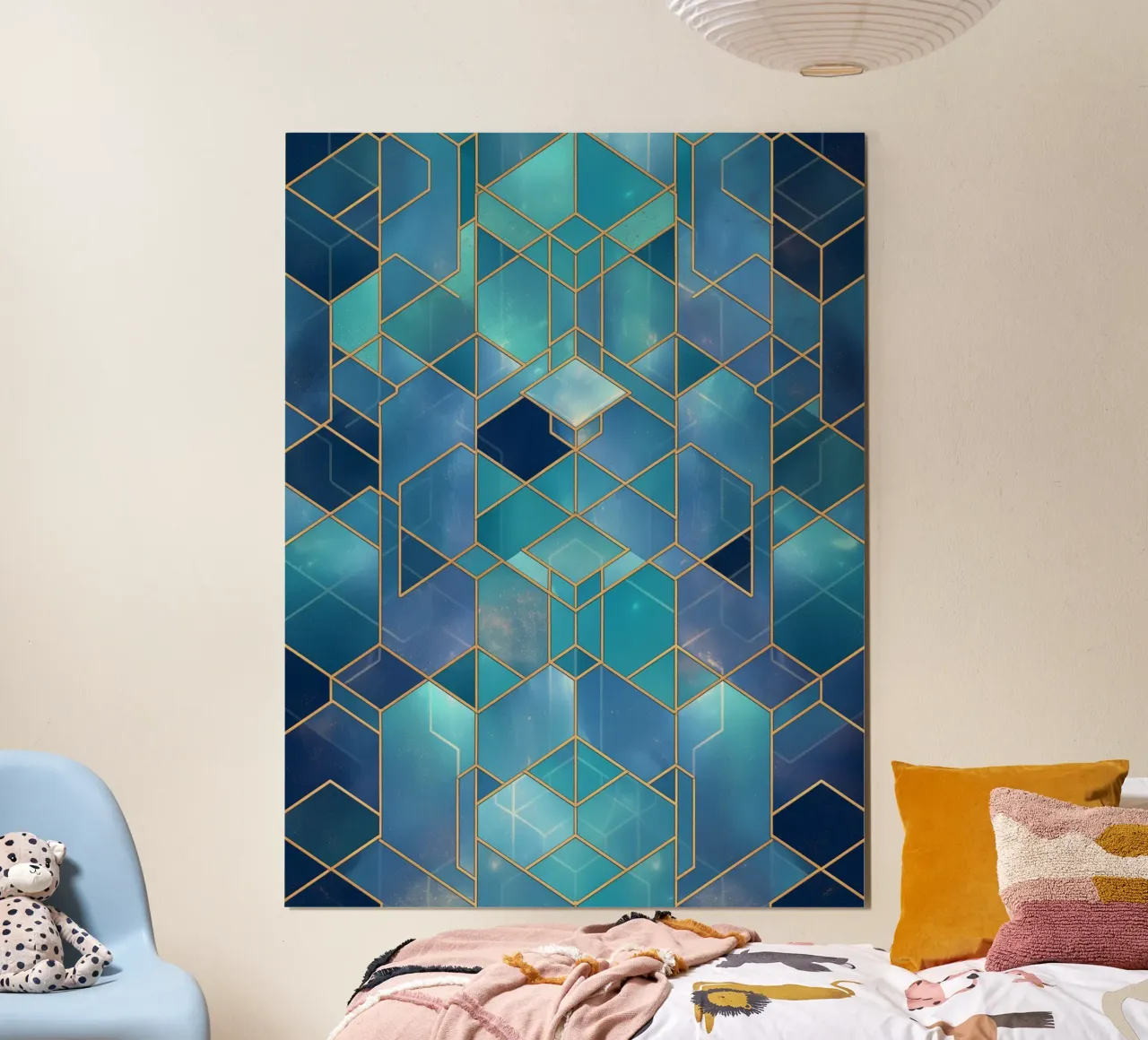 Elegant symmetry pattern hahnemühle by Carinaprint