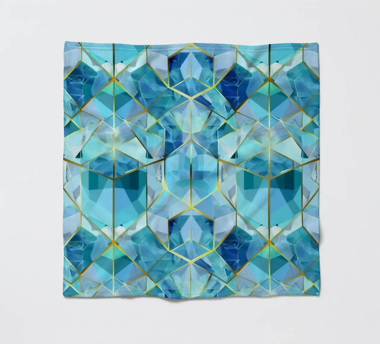 Cristalli subacquei blu coperta in pile da Carinaprint