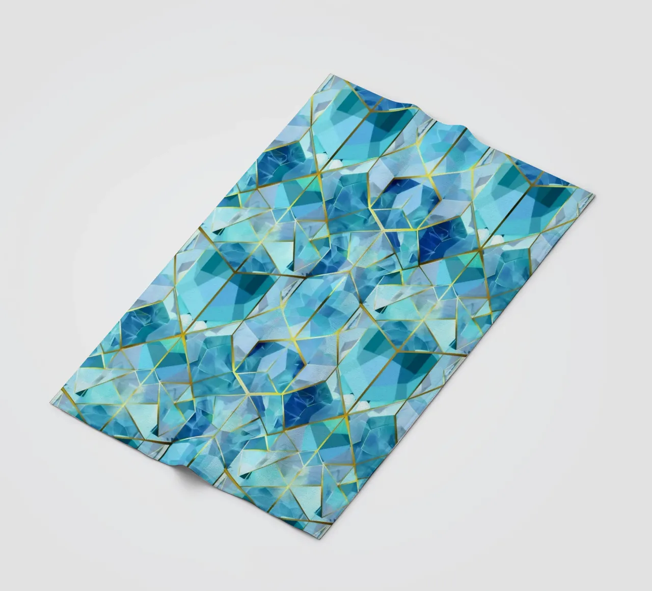 Cristalli subacquei blu coperta in pile da Carinaprint