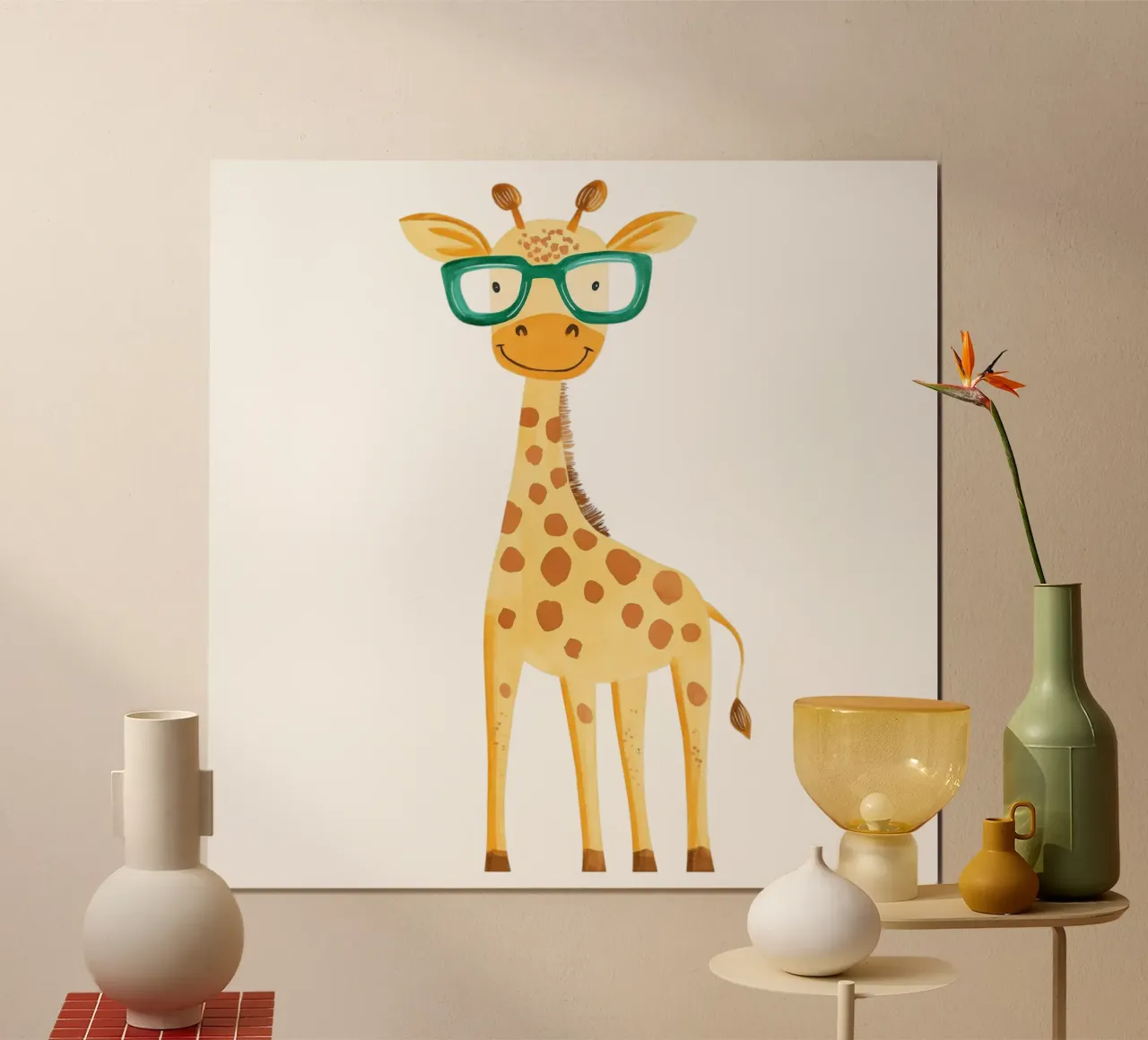 Cute Giraffe poster da HookASmile