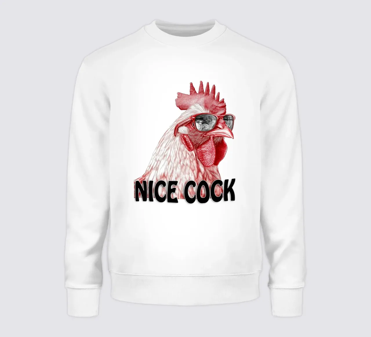 Nice Cock Rooster sweatshirt by Motivate-Today