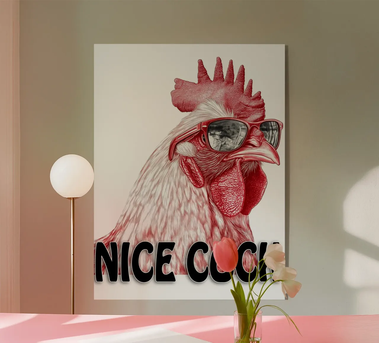 Nice Cock Rooster plexiglass da Motivate-Today