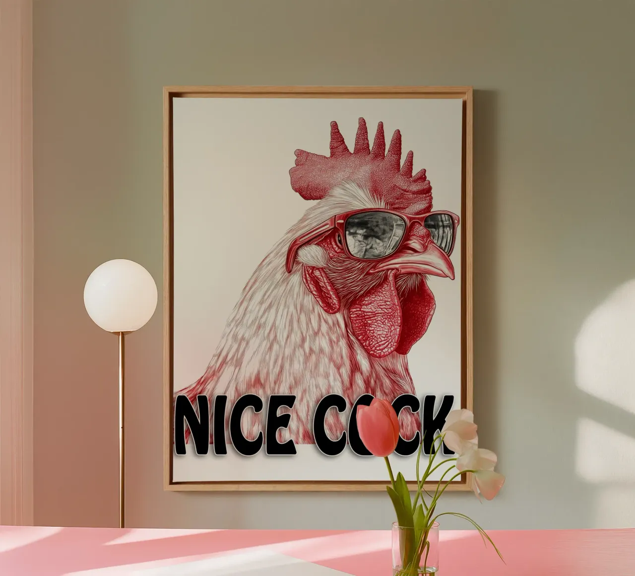 Nice Cock Rooster canvas by Motivate-Today