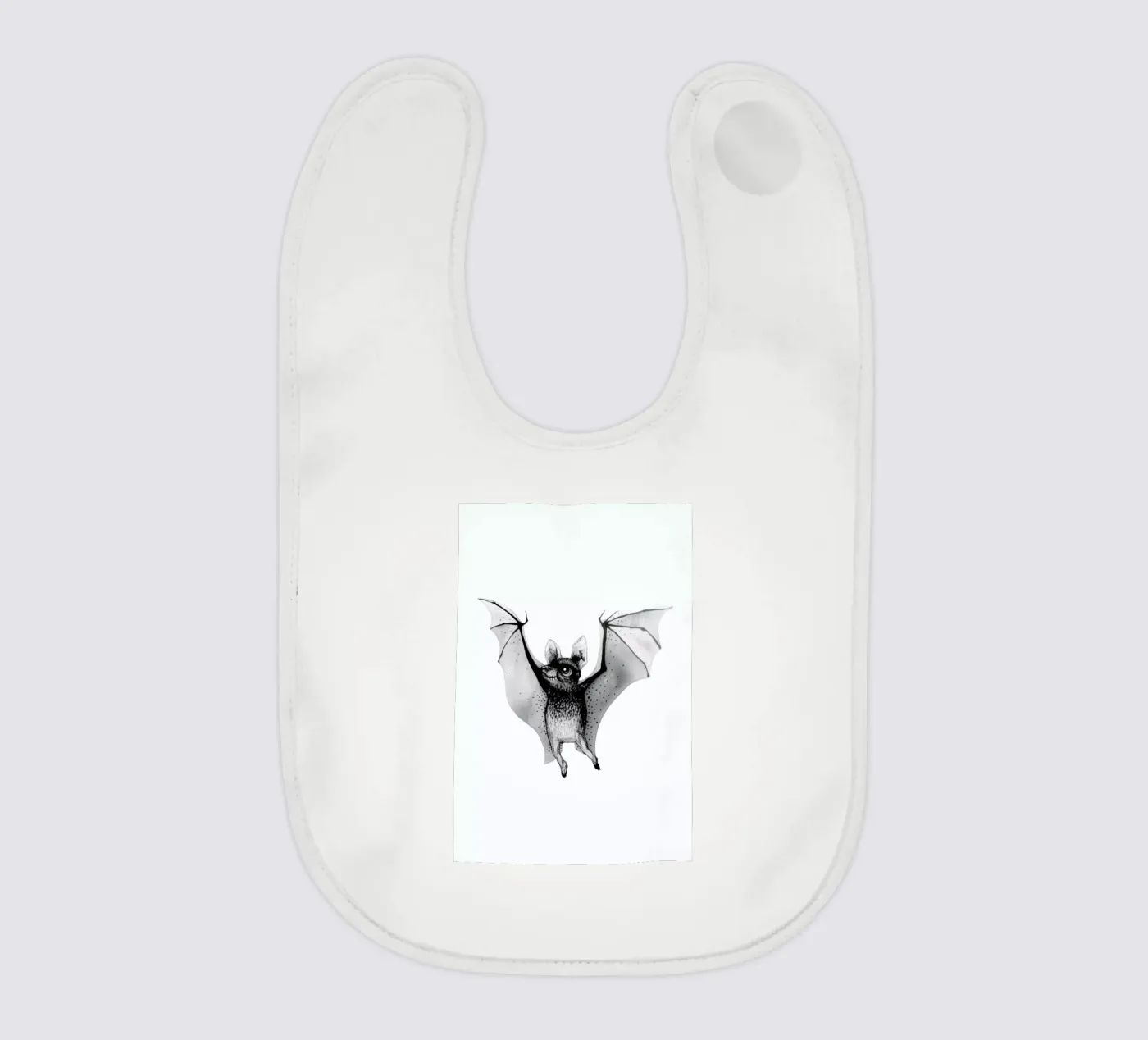 Bat baby bib by Tvinkla