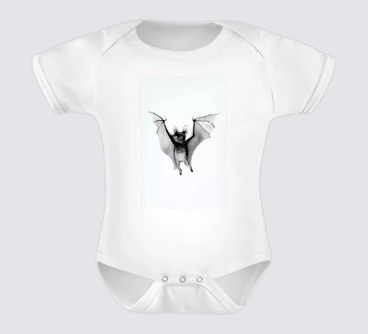 Bat body neonato maniche corte da Tvinkla