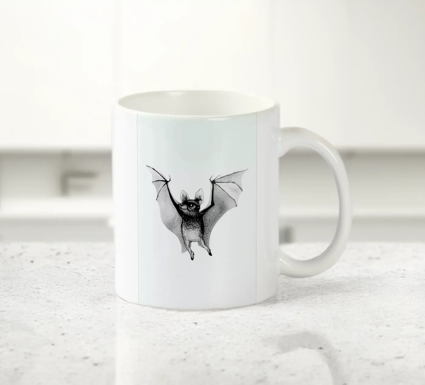 Bat ceramic mug by Tvinkla