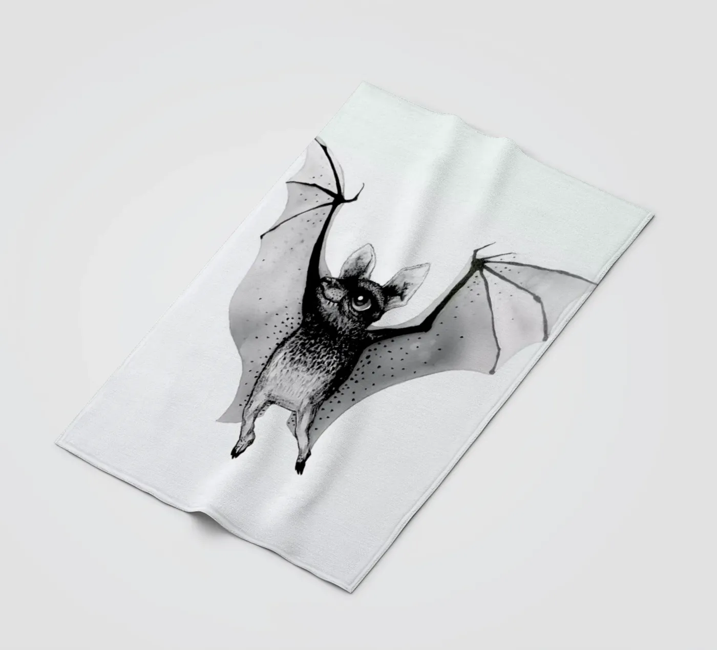 Bat plaid polaire de Tvinkla