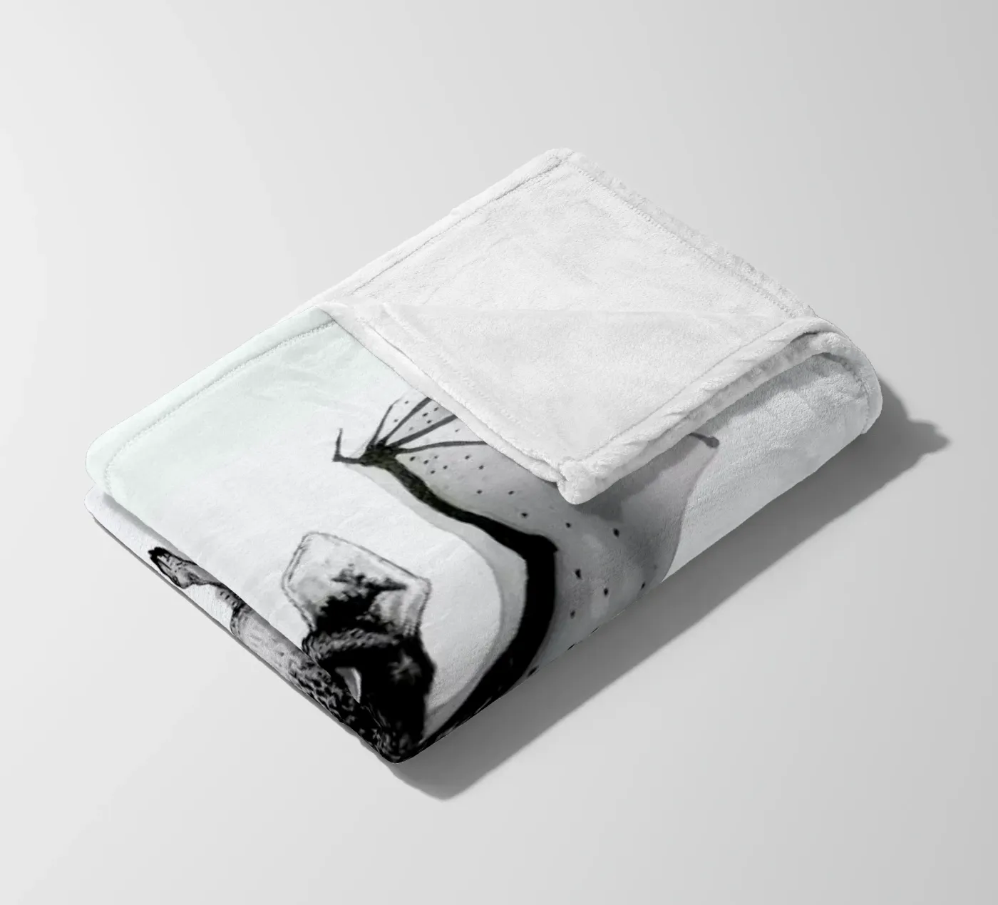 Bat plaid polaire de Tvinkla