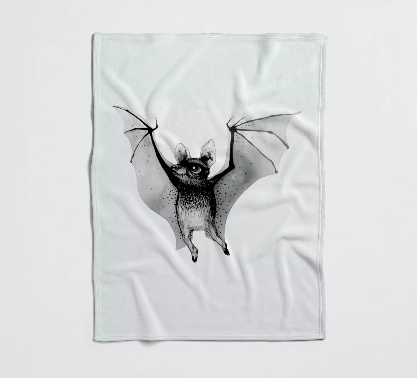 Bat plaid polaire de Tvinkla