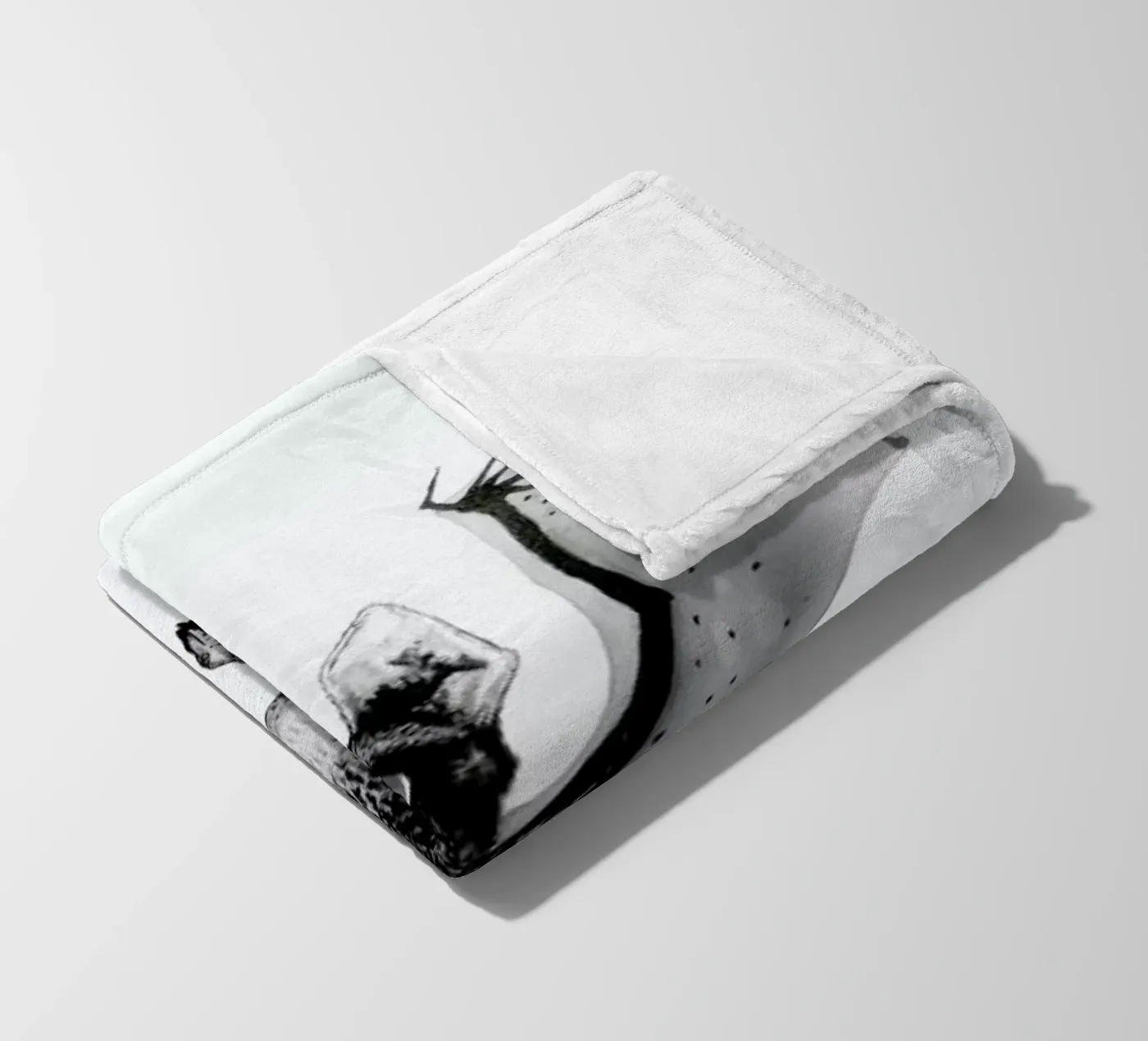 Bat plaid polaire de Tvinkla