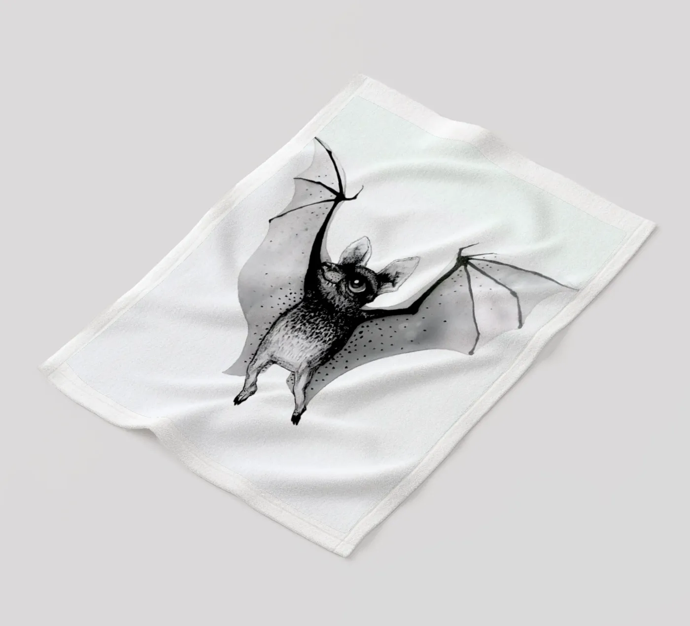 Bat plaid polaire de Tvinkla