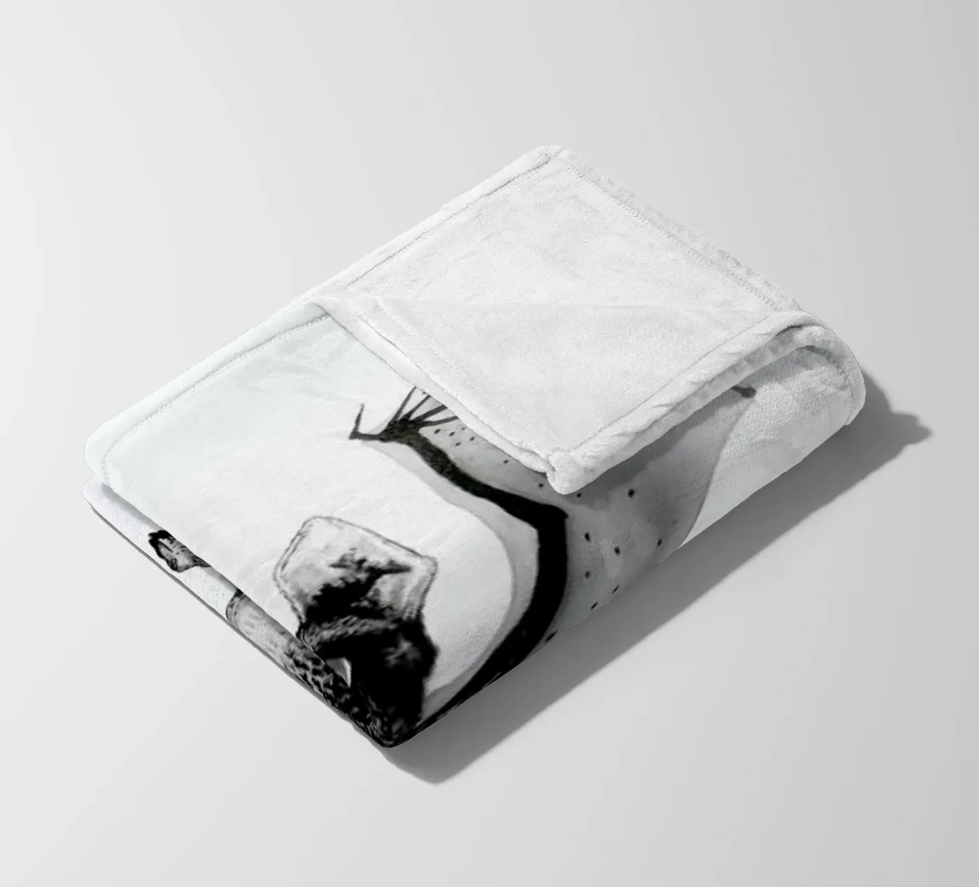 Bat plaid polaire de Tvinkla