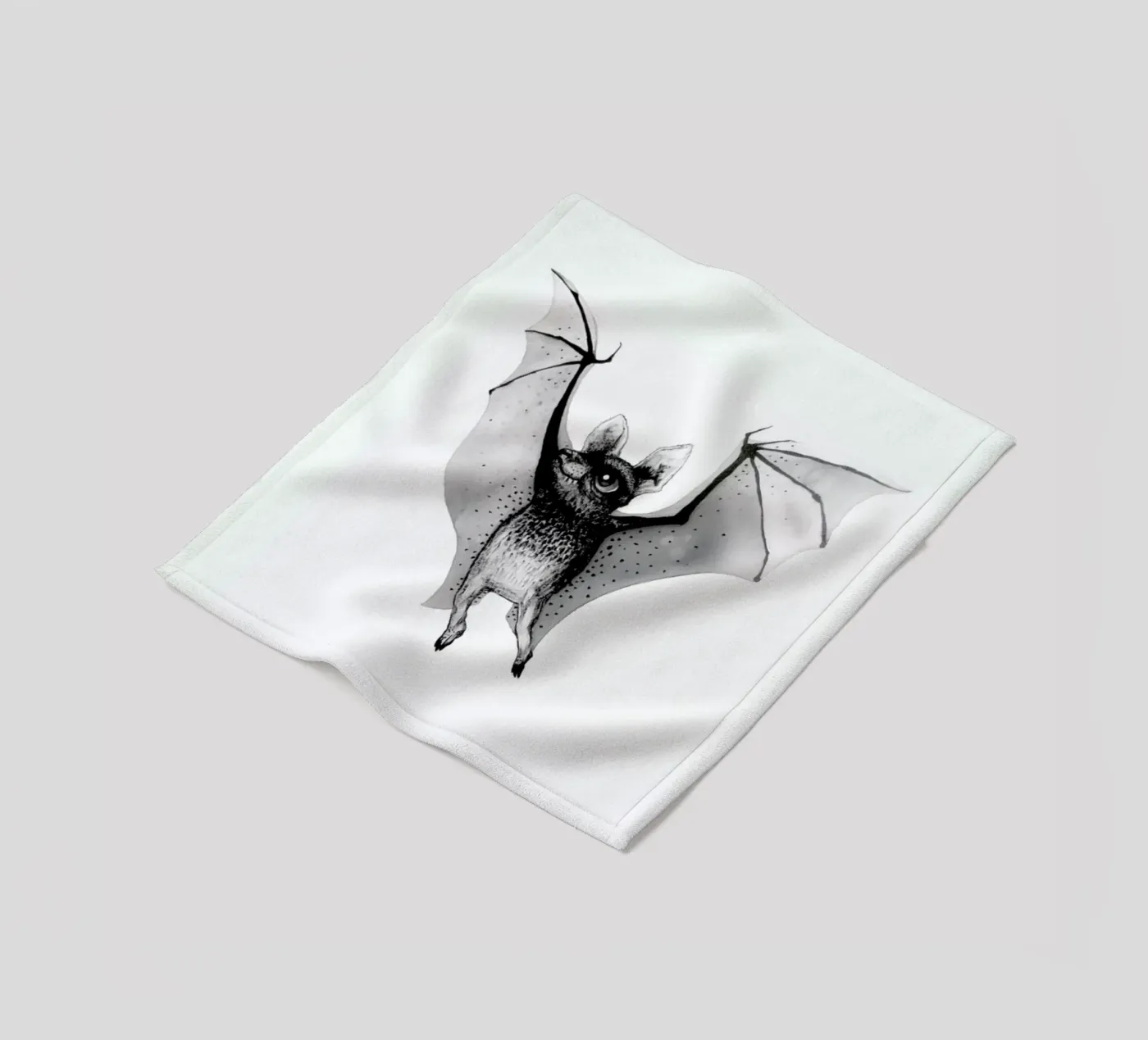 Bat plaid polaire de Tvinkla