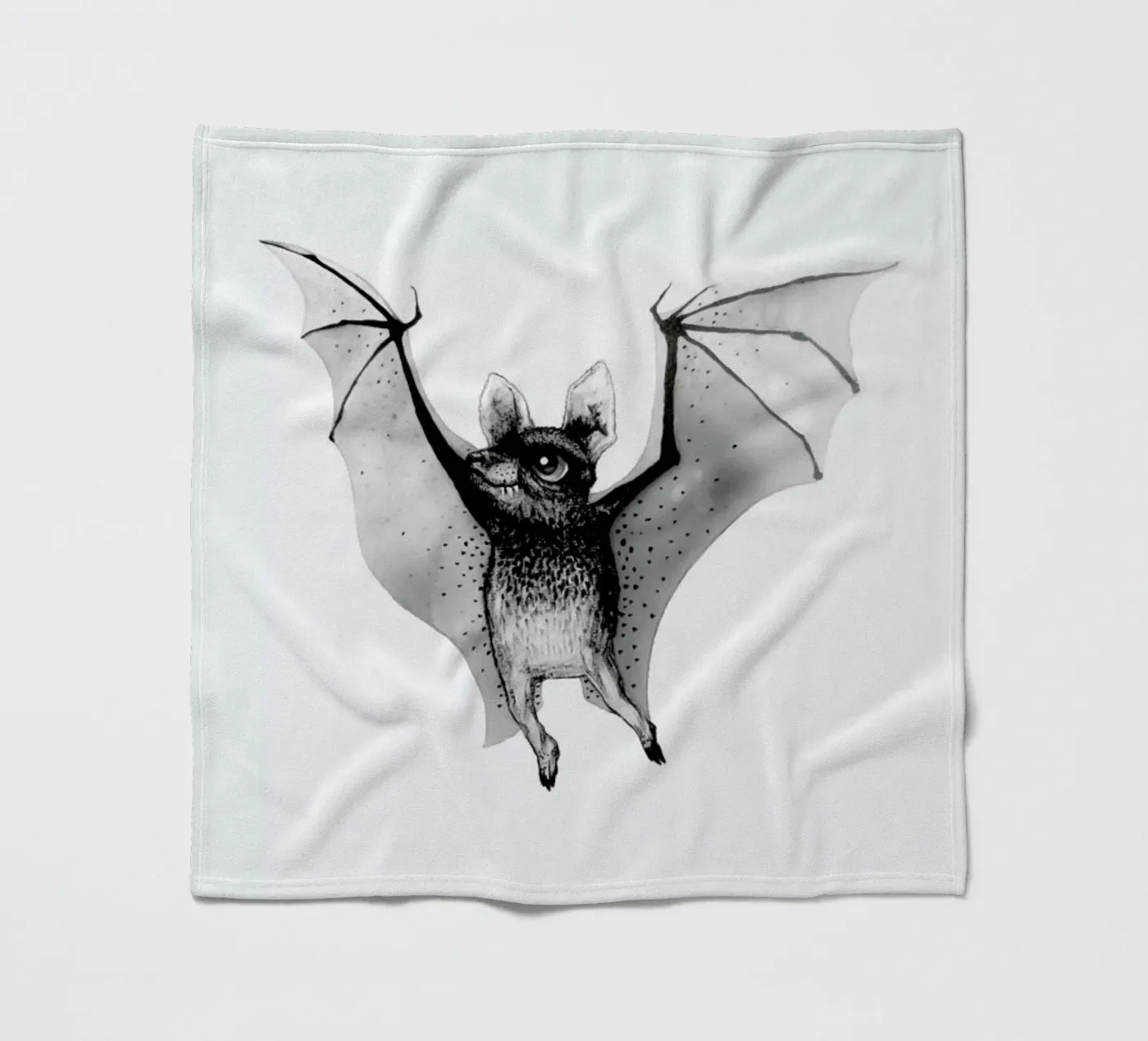 Bat plaid polaire de Tvinkla