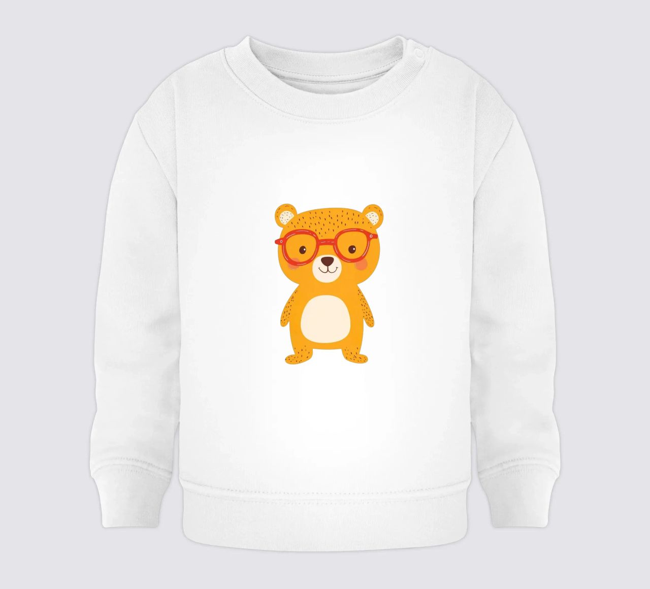 Simpatico orso con occhiali felpa neonato da HookASmile