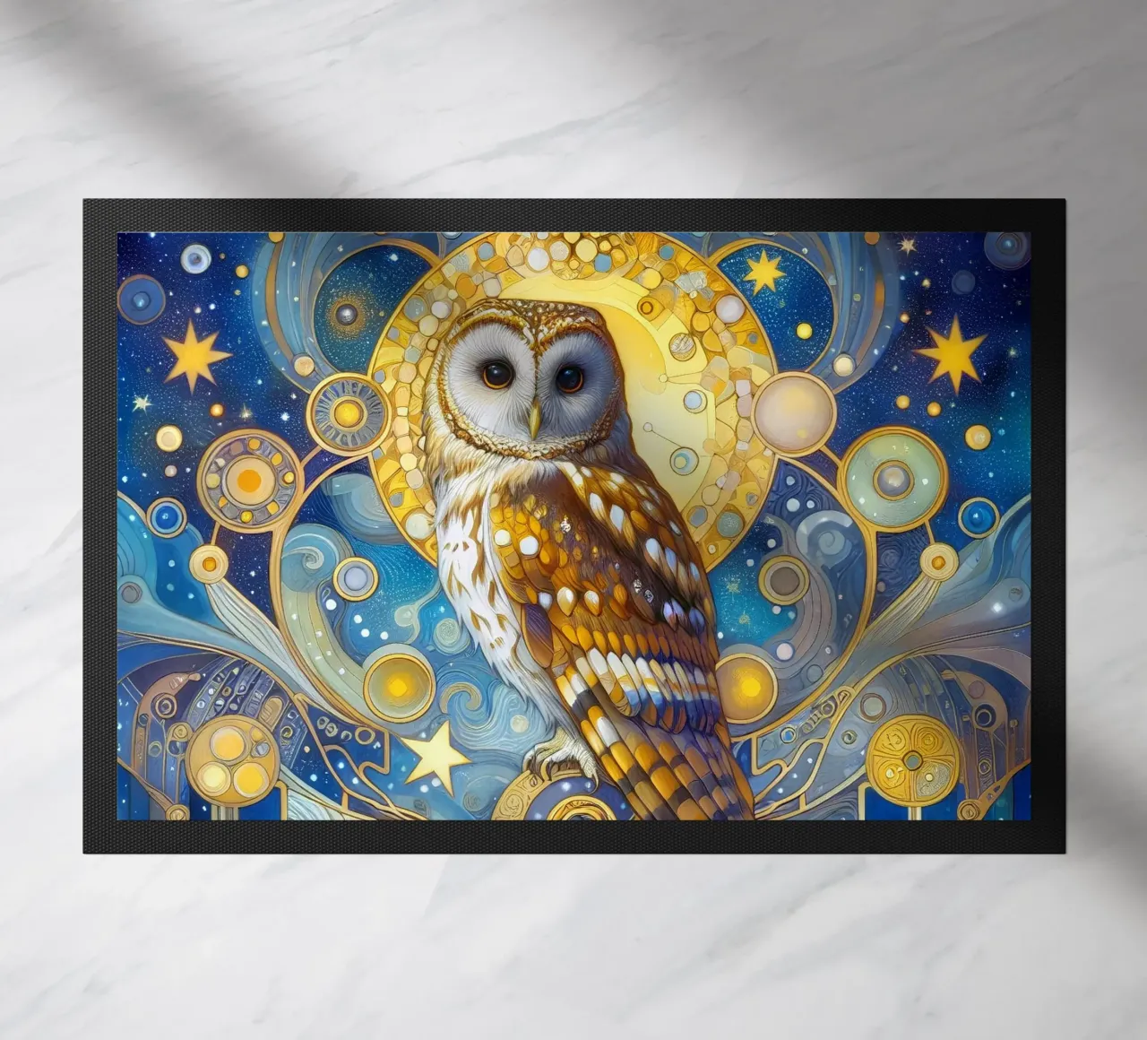 Schleiereule zerbino da Art-Nouveau-Dsg