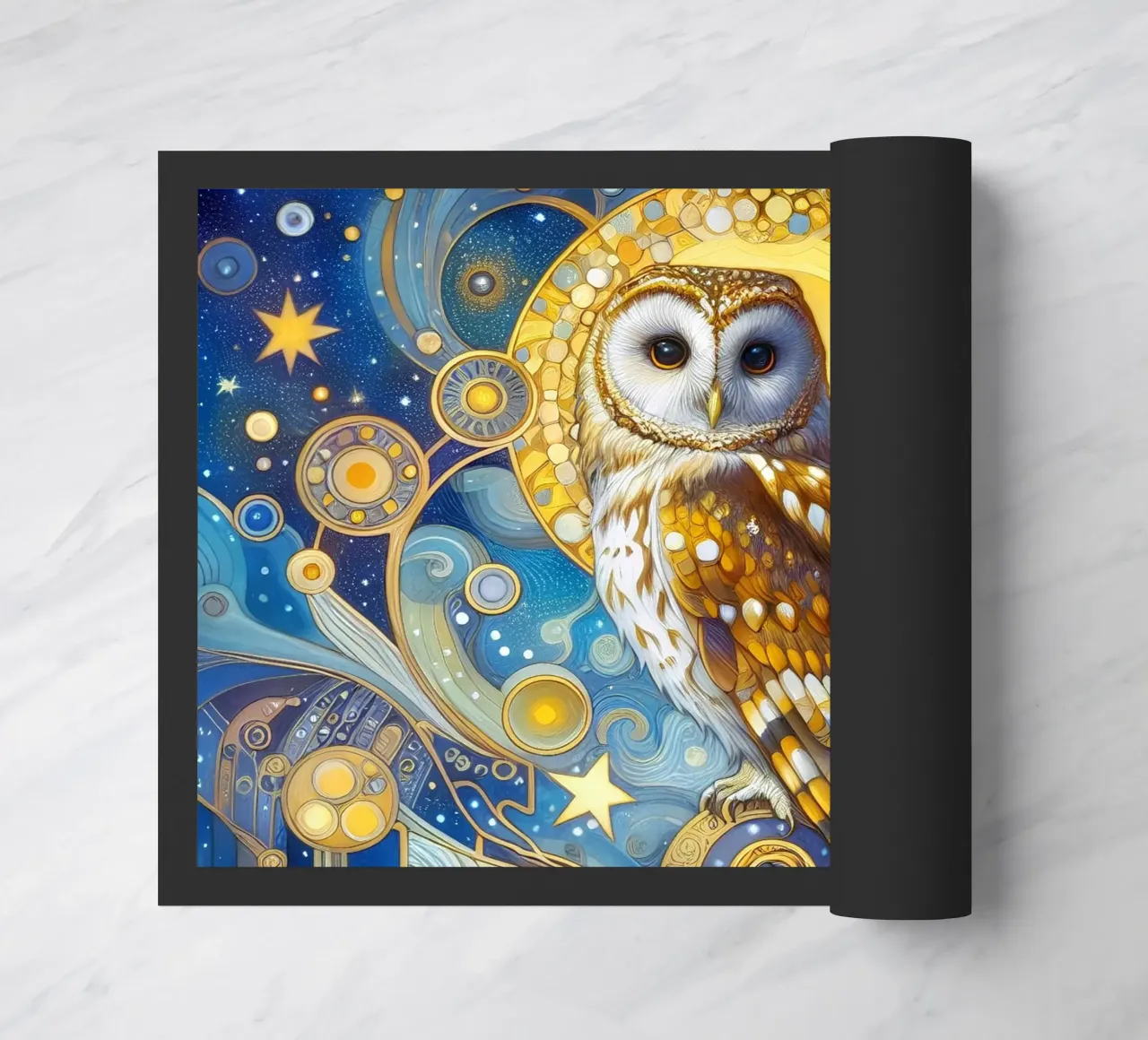 Schleiereule zerbino da Art-Nouveau-Dsg