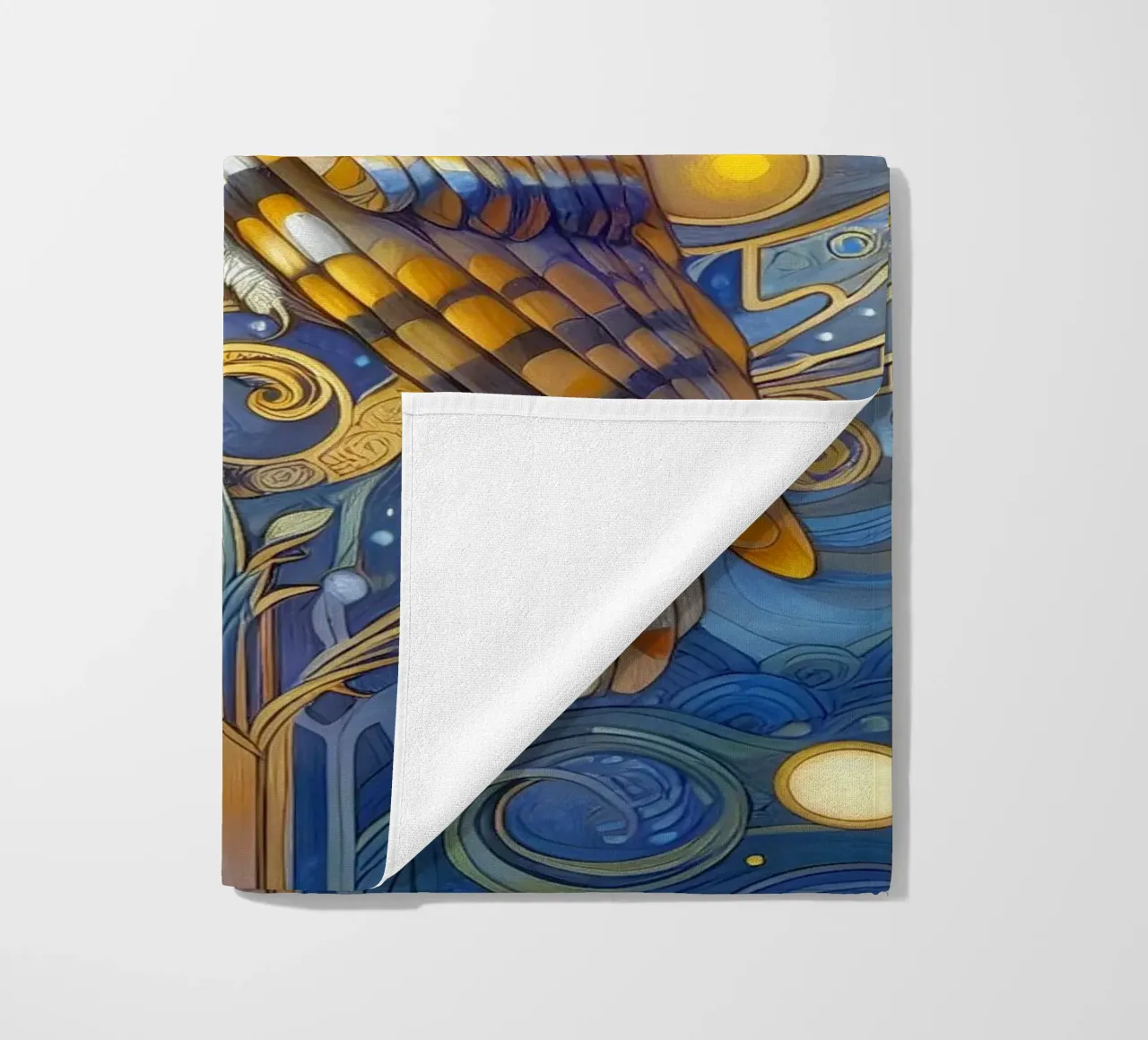 Schleiereule telo mare da Art-Nouveau-Dsg