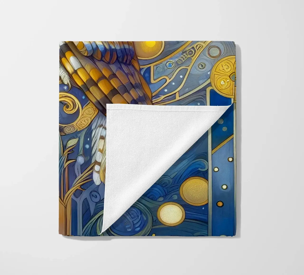 Schleiereule telo mare da Art-Nouveau-Dsg