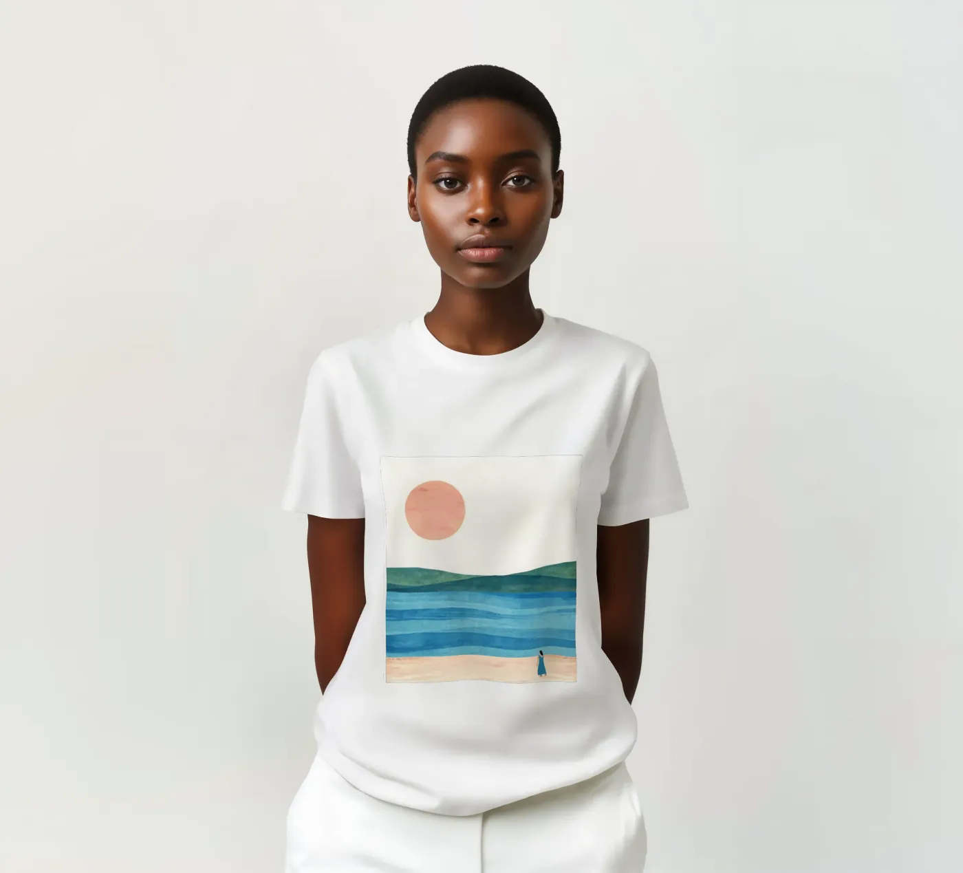 Spiaggia t-shirt da ART4U