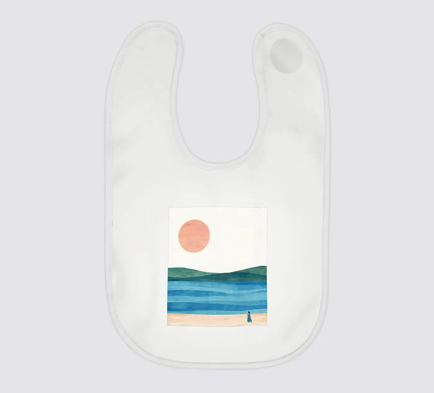 Beach baby bib by ART4U