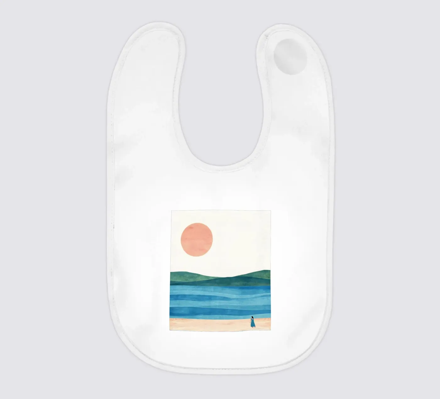 Beach baby bib by ART4U